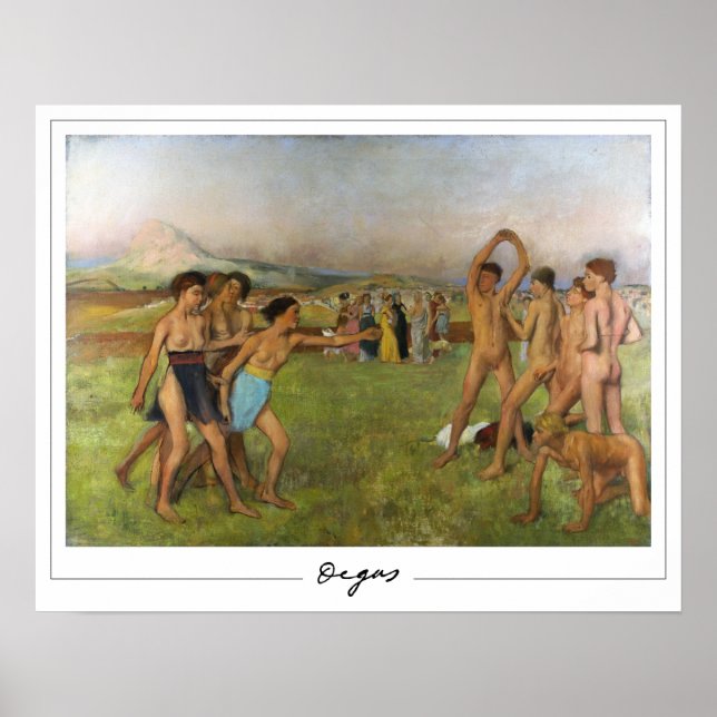 Poster Edgar Degas Zedign Cartaz de Arte #139 (Frente)