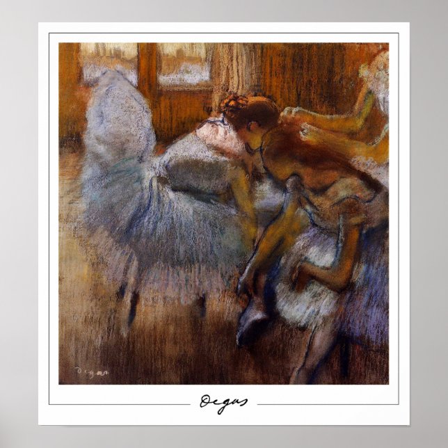 Poster Edgar Degas Zedign Cartaz de Arte #201-2 (Frente)