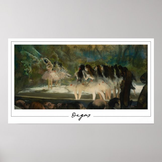 Poster Edgar Degas Zedign Cartaz de Arte #21-2 (Frente)