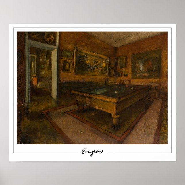 Poster Edgar Degas Zedign Cartaz de Arte #24-2 (Frente)