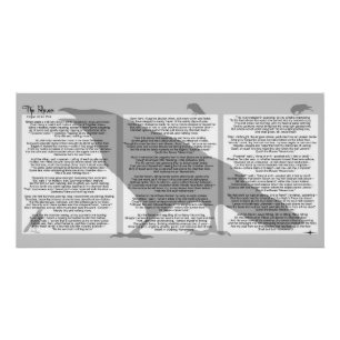 Póster Edgar Poe The Raven