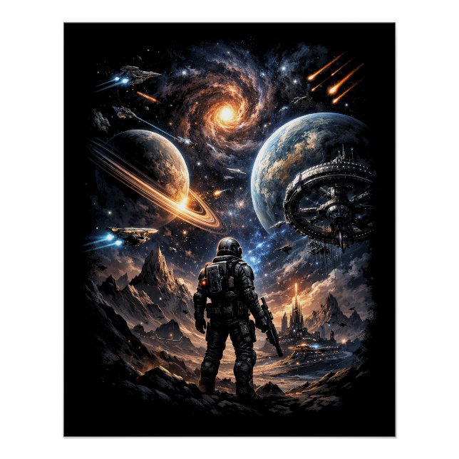 Póster Edge of the Galaxy (Frente)