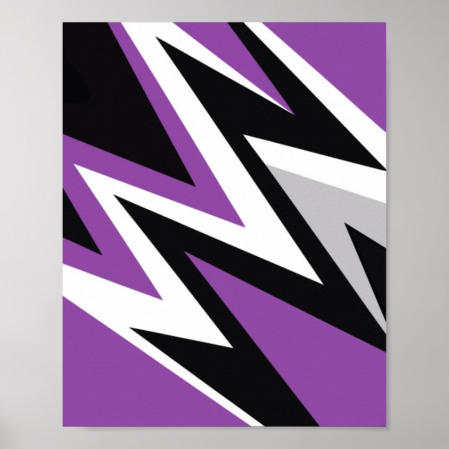 Poster Edgy Zigzag Energy (Frente)