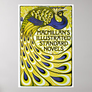 Póster Edição do pavão, o Illustraded de MacMillan