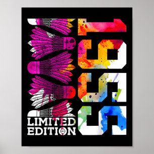 Poster Edição Limitada de Badminton do 70º Aniversário 19