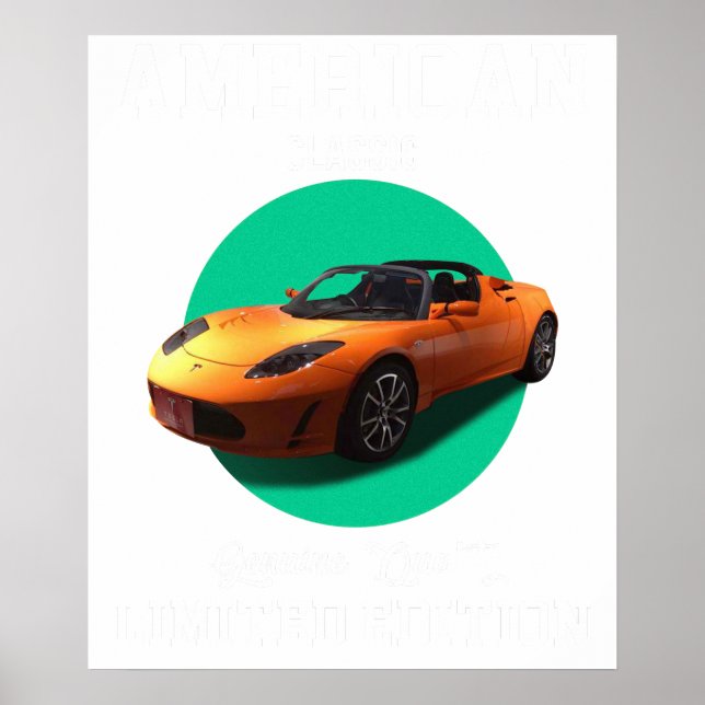 Poster edição limitada T clássico americano genuíno (Frente)