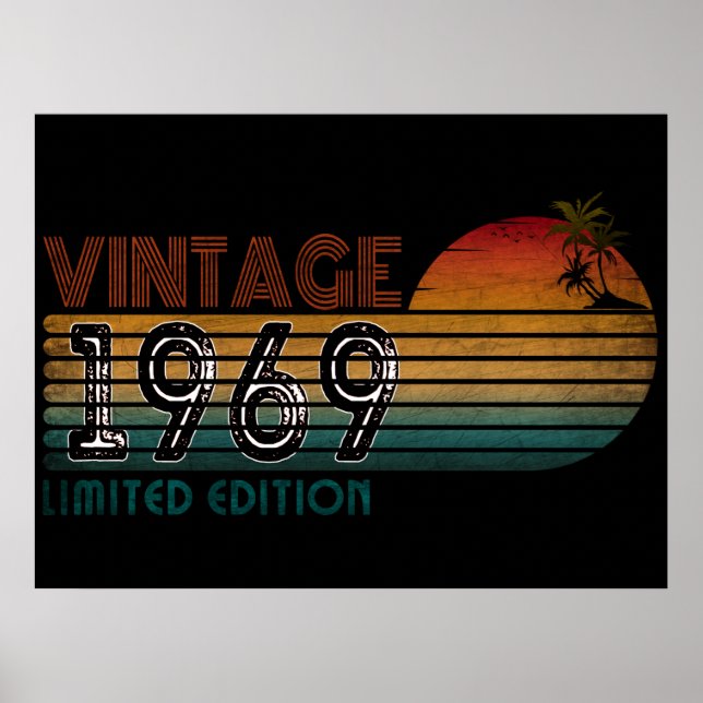 Poster edição limitada vintage 1969 (Frente)