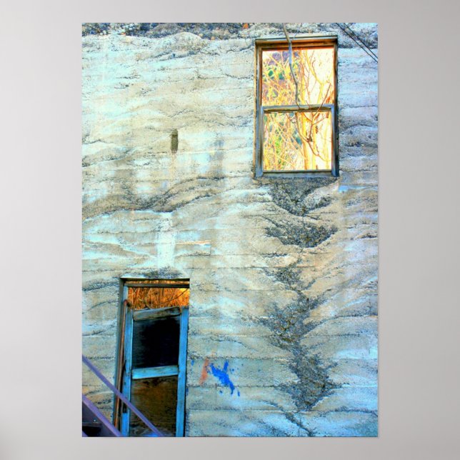 Poster Edifício abandonado em Jerome, Arizona (Frente)