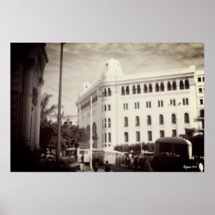 Poster Edifício da agência dos correios de Argel na Argél