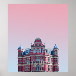 POSTER EDIFÍCIO DE SALISBURY SOB PINK SKIES