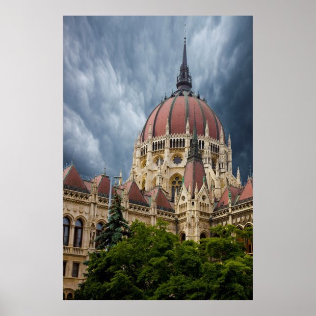 Póster Edifício do Parlamento Composit (Frente)