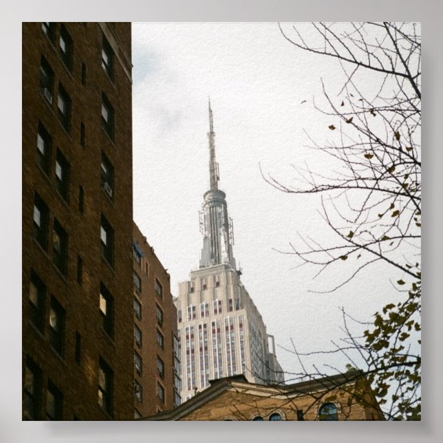 Póster Edifício Empire State (Frente)