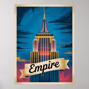 Poster Edifício Empire State Nova York