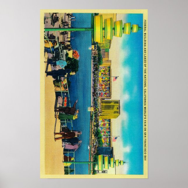 Póster Edifício Federal e Lagos das Nações (Frente)