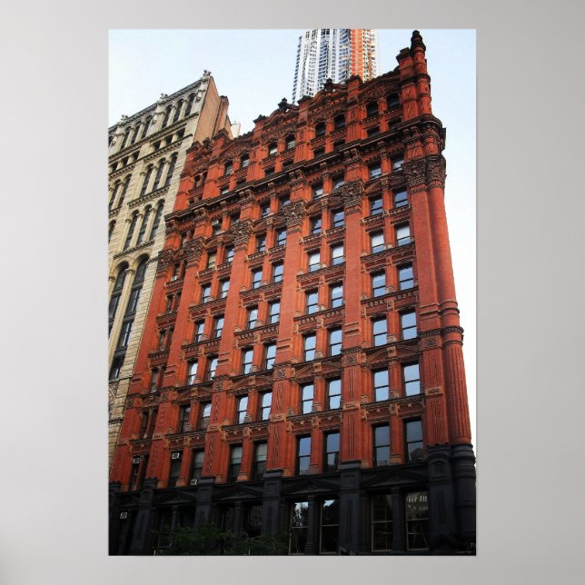 Póster Edifício Potter, Nova Iorque, Médio (Frente)