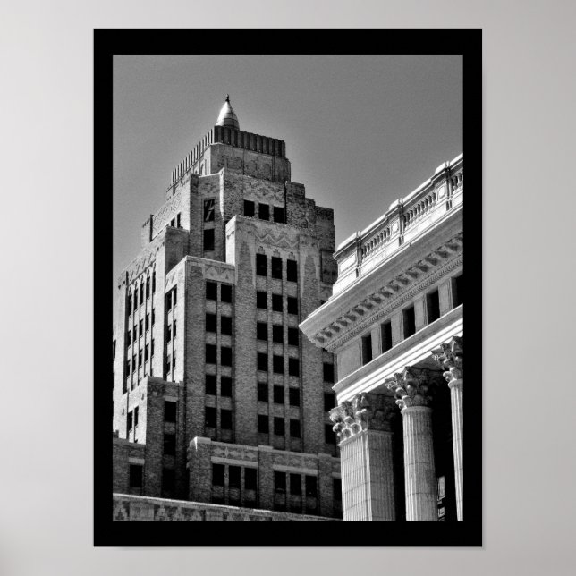 Poster Edifícios centros (Frente)