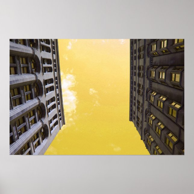 Poster edifícios em chicago (Frente)