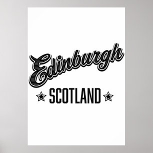 Poster Edimburgo Escócia
