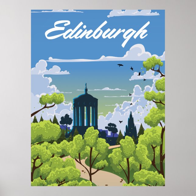 Poster Edimburgo Escócia (Frente)