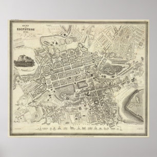 Póster Edimburgo, Escócia