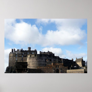 Póster Edinburgh Castle in Scotland
