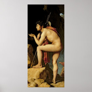 Poster Édipo e esfinge, 1808