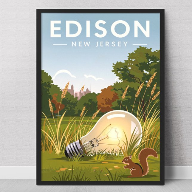 Poster Edison Nova Jersey Antigo (Criador carregado)