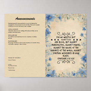 Poster Editar, Baixar Boletim da Igreja