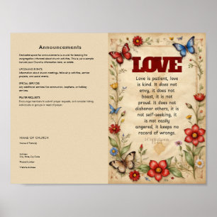 Poster Editar, Baixar Boletim da Igreja
