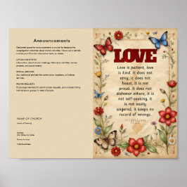 Poster Editar, Transferir Boletim de Igreja