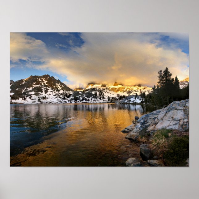 Póster Ediza Lake Sunset - Serra Nevada (Frente)