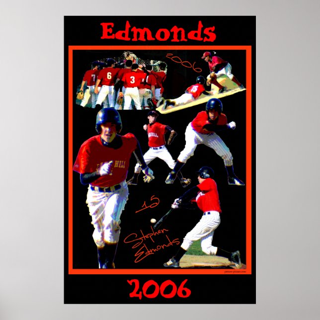 Póster Edmonds Freshman Baseball Poster2 (Frente)