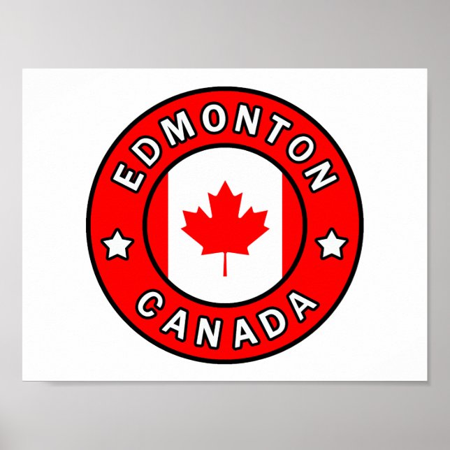 Póster Edmonton Canada (Frente)