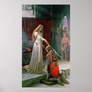 Póster Edmund Blair Leighton Accolade