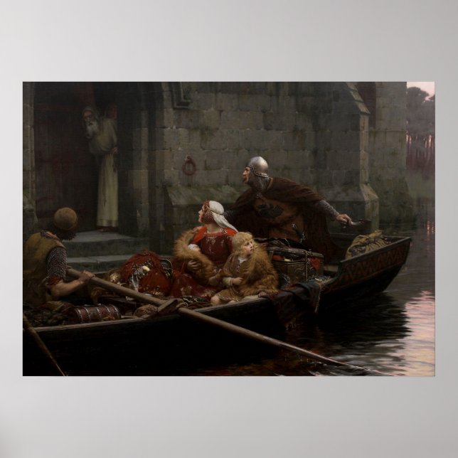 Poster Edmund Blair Leighton - Em Tempos de Perigo (Frente)