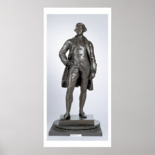 Poster Edmund Burke (1729-97) 1865 (bronze)