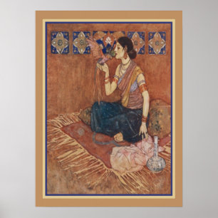 Poster Edmund Dulac "Scheherazade" CA 1909