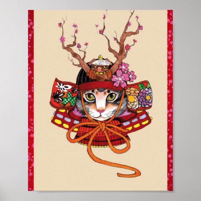 Poster Edo Samurai Neko (Frente)