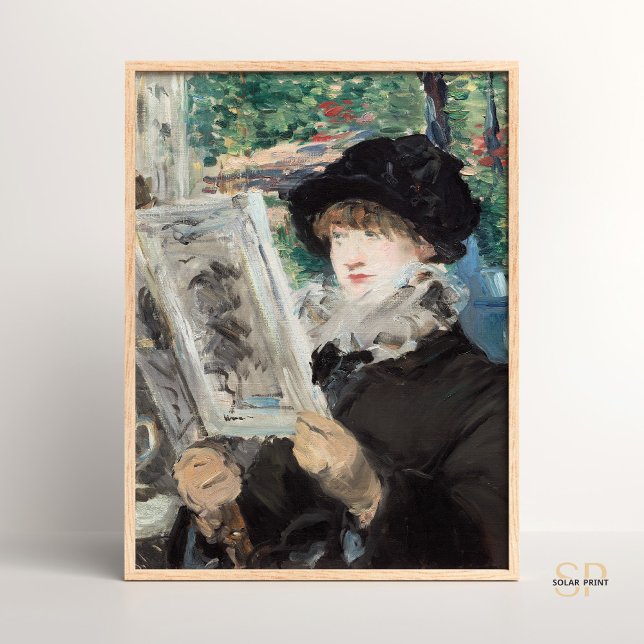 Poster Edouard Édouard Manet Mulher Lendo Arte (Criador carregado)