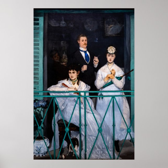 Poster Edouard Manet - A Varanda / Le Balcon (Frente)