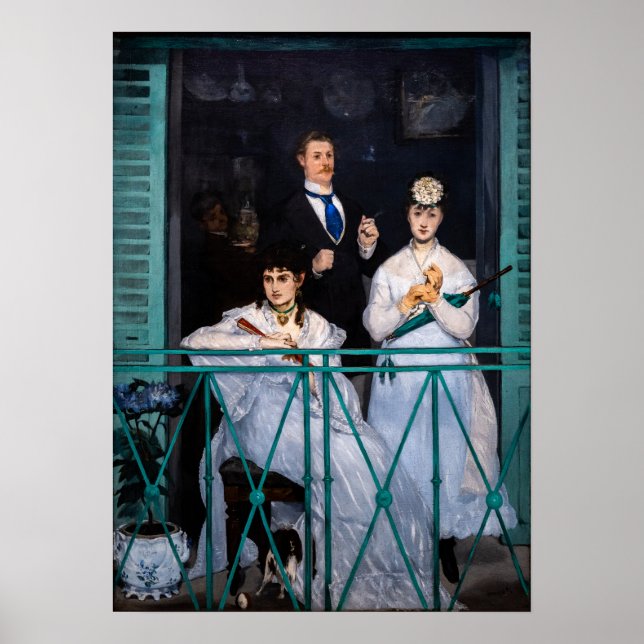 Poster Edouard Manet - Balcony / Le Balcon (Frente)