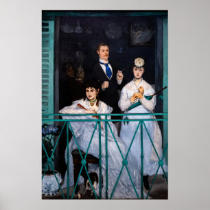 Poster Edouard Manet - Balcony / Le Balcon
