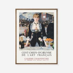 Poster Edouard Manet Bar na Folies-Bergere Fine Art