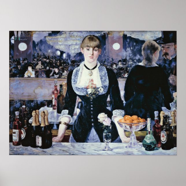 Poster edouard Manet - Bar no Folies-Bergere (Frente)