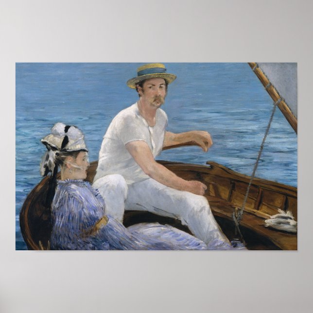 Póster Edouard Manet - Barco (Frente)