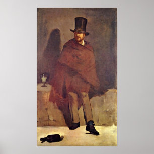 Póster Edouard Manet - bebedor do absinto