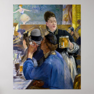 Poster Edouard Manet - Canto de um Café-Concerto