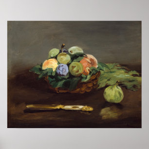Poster Edouard Manet - Cesto de Frutas