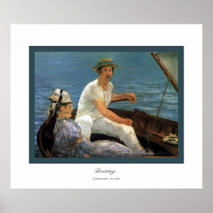 Poster ~ Edouard Manet do barco