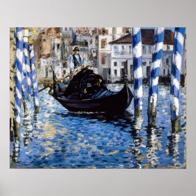 Poster Edouard Manet - Grande Canal, Veneza (Frente)